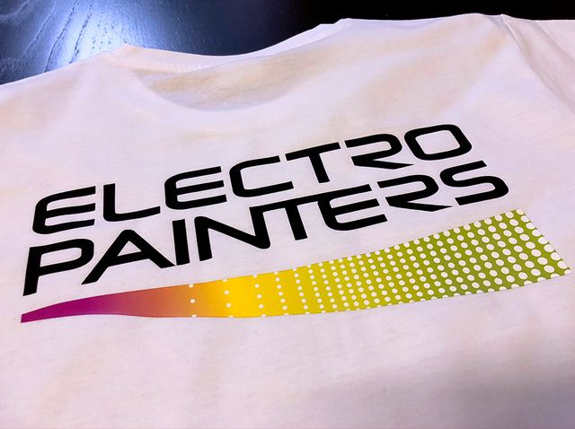 T-shirt blanc Electro Painters
